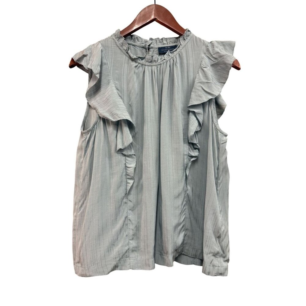 Lucky Brand Sleeveless Solid Pintuck Top Size Small NWOT